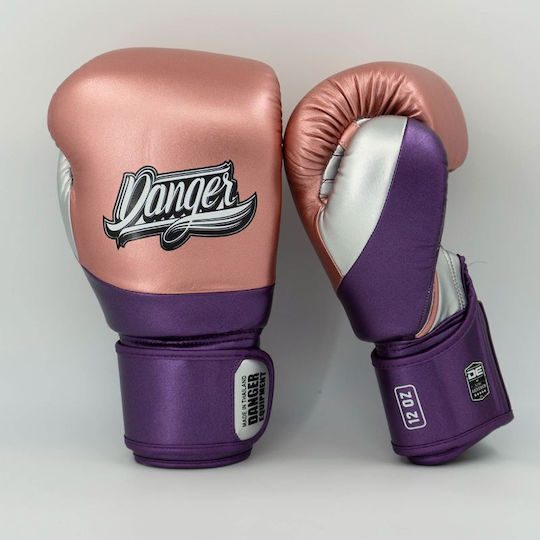 Danger Equipment Mănuși de Box pentru Competiție Roz