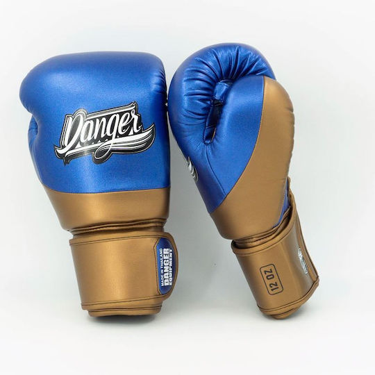 Danger Equipment Boxhandschuhe für Kampf Blau