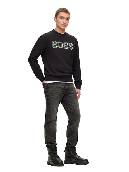 Hugo Boss Herren Sweatshirt Schwarz