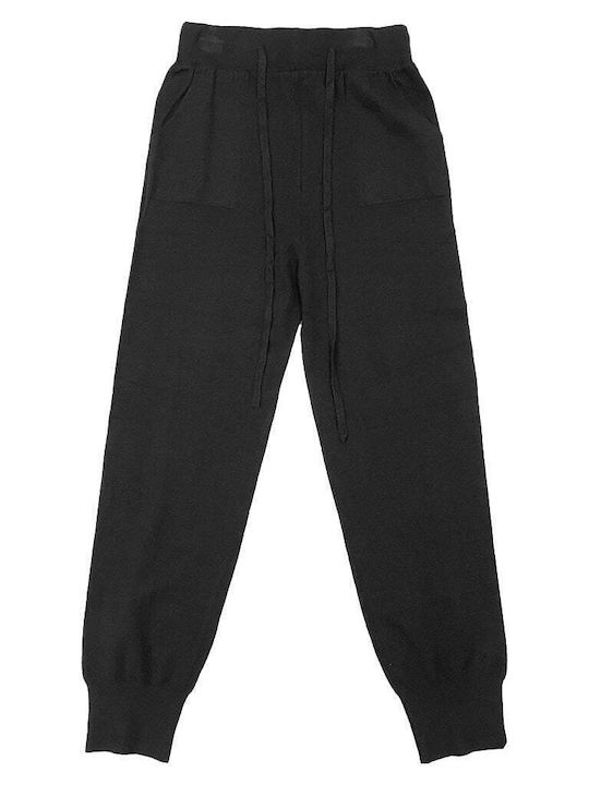 Ustyle Damen-Sweatpants-Set Schwarz