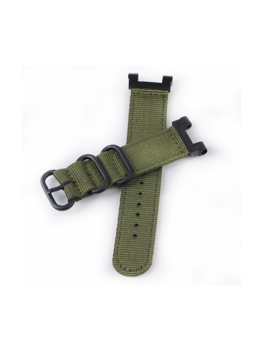 Three-ring Black Buckle Nylon Curea Tesatura Negru (Amazfit T-Rex)
