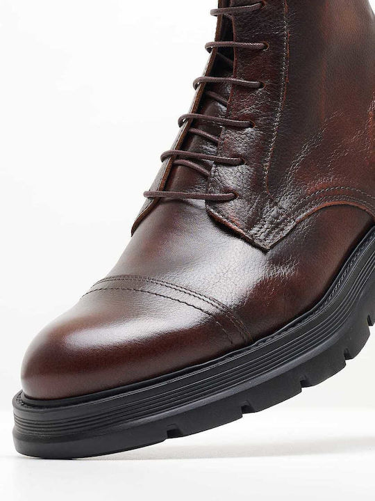 Damiani Men's Leather Boots Brown