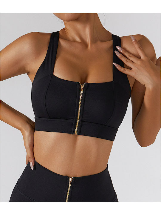 Pilar Women's Athletic Sports Bra Black