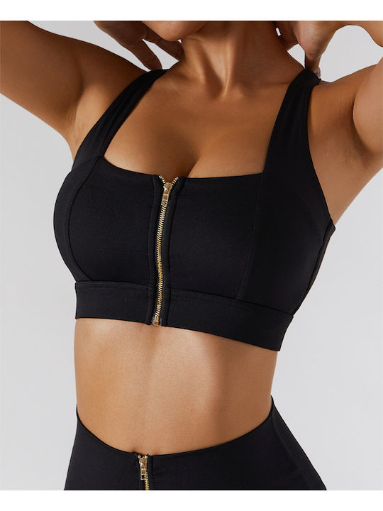 Pilar Women's Athletic Sports Bra Black