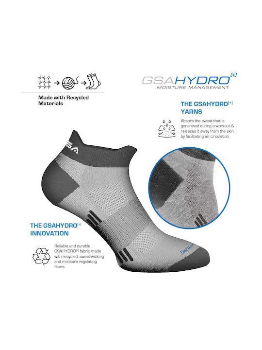 GSA Ultralight Αθλητικές Κάλτσες Πολύχρωμες 6 Ζεύγη