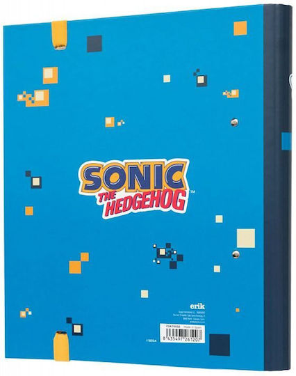 Grupo Erik Ντοσιέ με 2 Κρίκους για Χαρτί A4 Πολύχρωμο Sonic the Hedgehog