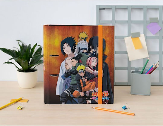 Grupo Erik Ντοσιέ με 2 Κρίκους για Χαρτί A4 Πολύχρωμο Naruto Anime Collection