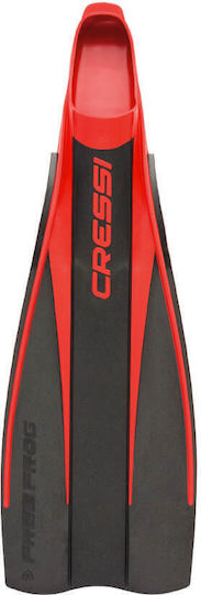 CressiSub Βατραχοπέδιλα Κολύμβησης Frog Plus Black/red