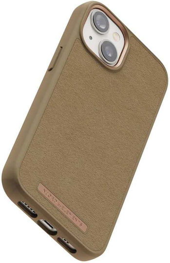 Njord Suede Comfort+ Back Cover Fabric 2mm Camel (iPhone 14)