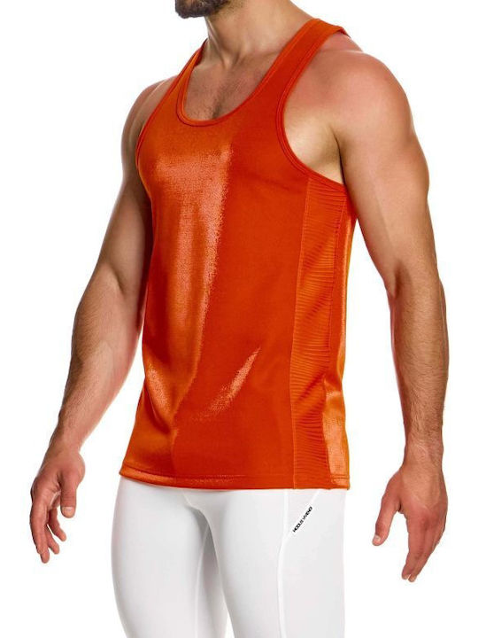 Modus Vivendi Men's Sleeveless Blouse Orange