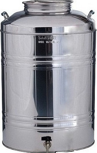 Sansone Δοχείο Inox Κάνουλα Ανοικτού Τύπου Επίπεδο 100lt SA.BD.PR.100