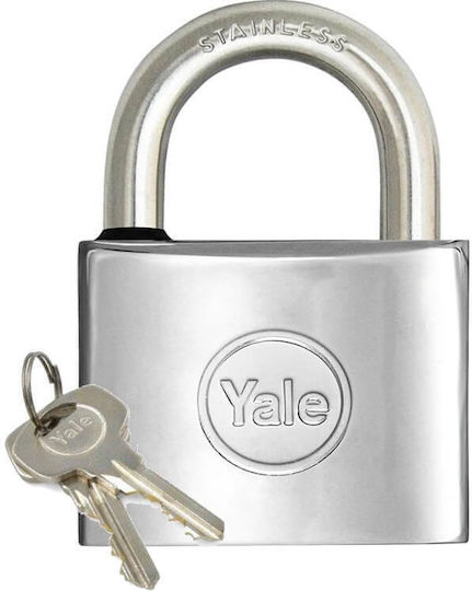 Yale Steel Padlock Brass with Key 30mm 1pcs