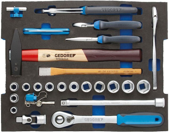 Gedore Tool Case with 58 Tools