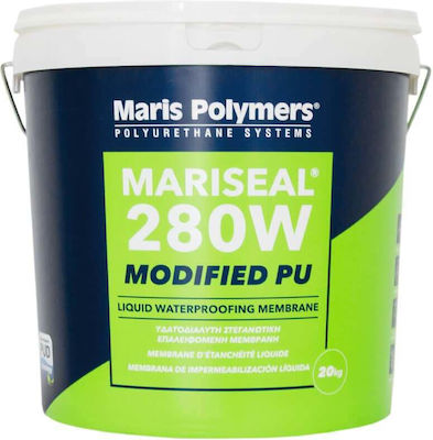 Maris Polymers Mariseal 280W Επαλειφόμενο Στεγανωτικό Πολυουρεθάνης 20kg Λευκό