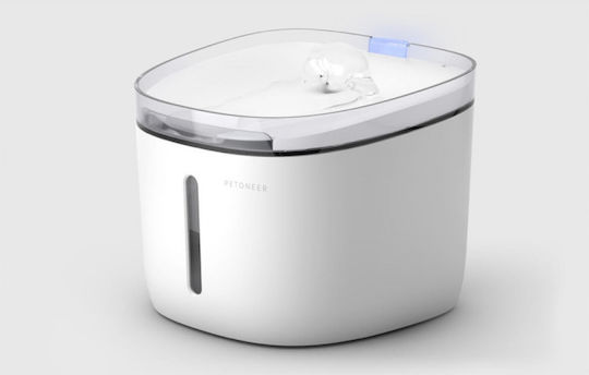 Petoneer Fresco Mini Αυτόματη Πλαστική Ποτίστρα / Συντριβάνι για Σκύλο & Γάτα 1.9lt 14.7cm σε Λευκό Χρώμα