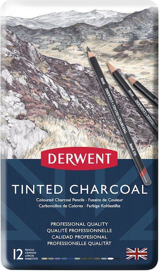 Derwent Set von 12 Bleistiften Schwarz