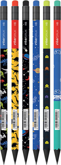 interDRUK Bleistift HB (Μverschiedene Designs/Farben)