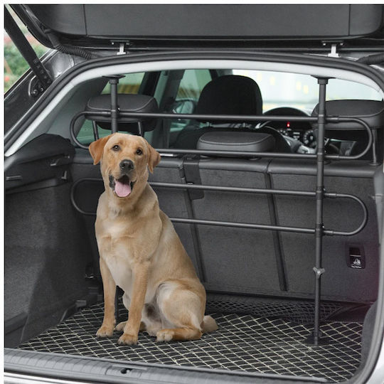 Pawhut Teiler Autozubehör für Hunde Schwarz