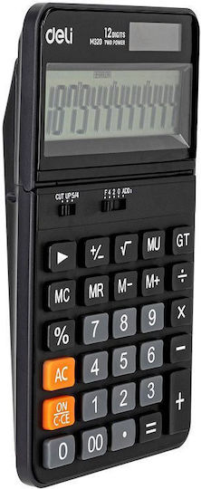 Deli EM320 Calculator 12 Cifre în Culoarea Negru 1buc