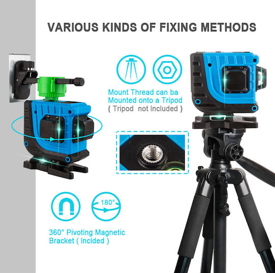 Noyafa Self-leveling Linear Laser Level Green Beam