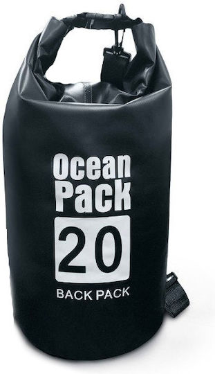 Ocean Pack Waterproof Bag Shoulder Bag Black