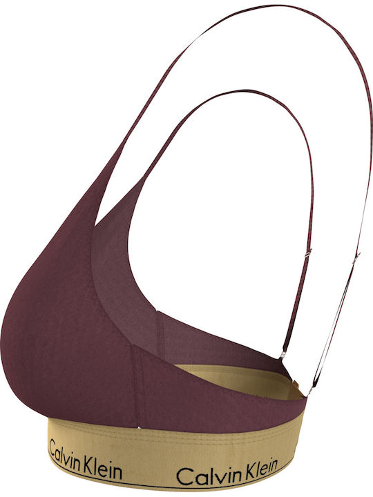 Calvin Klein Bralette Σουτιέν Μπορντό