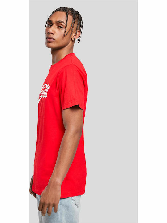 Merchcode Coca Cola T-shirt Κόκκινο Βαμβακερό