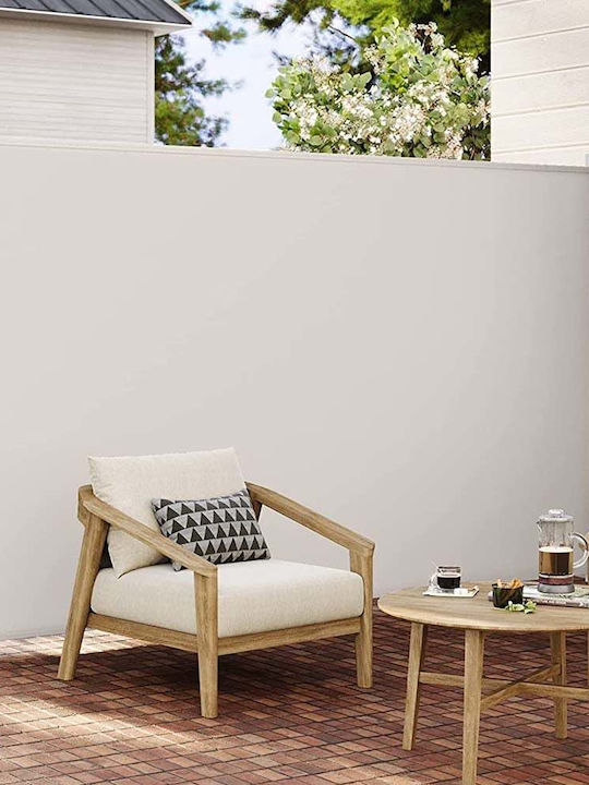 Songmics Seitenrolloschatten Garten Beige 2x2m