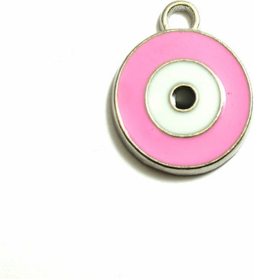 Metallic Pendant Motif for Jewelry in Shape Eye 2.1x1.6cm.