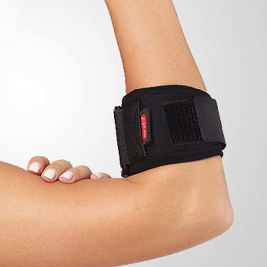 Aurafix Elastic Elbow Brace for Epicondylitis in Black color