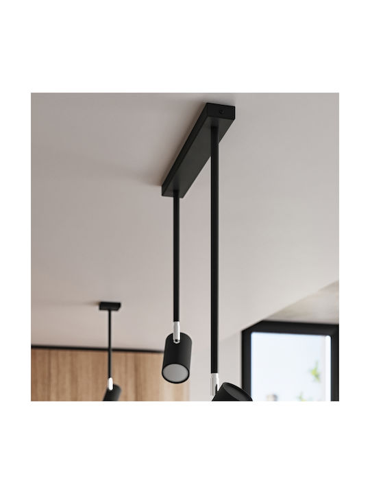Sollux Norano Double Spot with Socket GU10 in Black Color