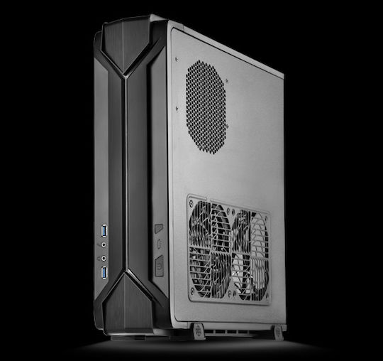 Silverstone Raven RVZ03 Gaming Mini Tower Κουτί Υπολογιστή με RGB Φωτισμό Μαύρο