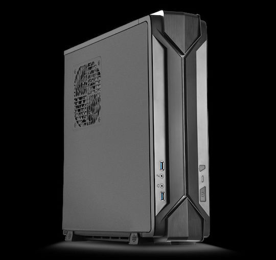 Silverstone Raven RVZ03 Gaming Mini Tower Κουτί Υπολογιστή με RGB Φωτισμό Μαύρο
