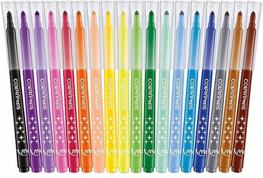 Maped Color'Peps Long Life Waschbare Zeichenmarker Set 18Stück