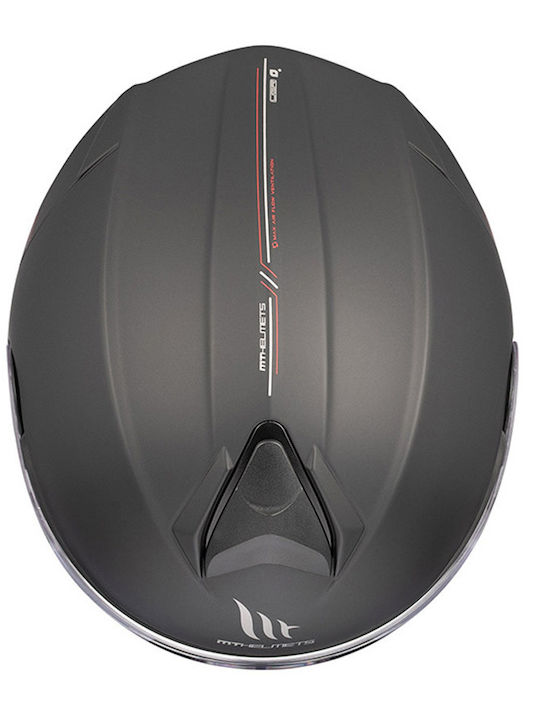 MT Genesis Black Matt Motorradhelm Aufklappbar ECE 22.06