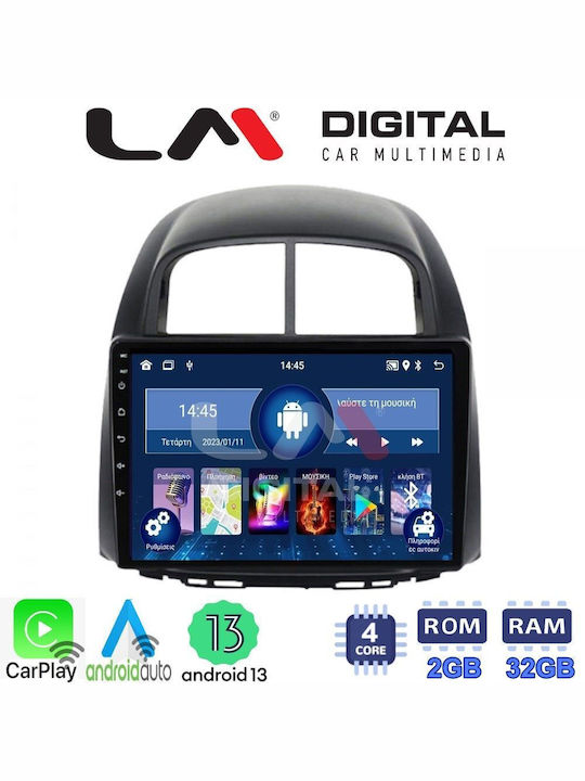 LM Digital Автомобилна Аудио Система (Блутут/USB/WiFi/GPS/Apple-Carplay/Android-Auto) с Тъчскрийн 10"