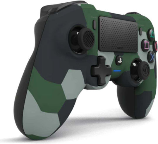 Nacon Asymetric Ενσύρματο Gamepad για PS4 Camo Green