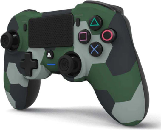 Nacon Asymetric Ενσύρματο Gamepad για PS4 Camo Green