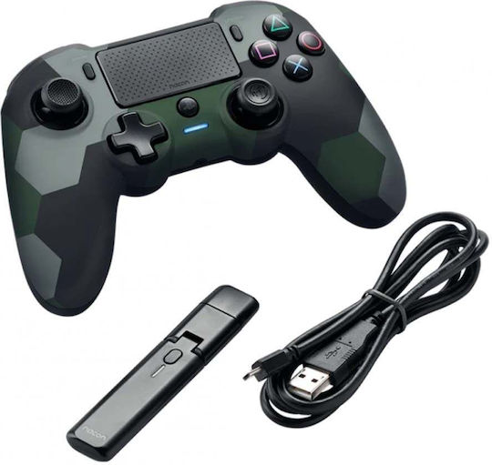 Nacon Asymetric Ενσύρματο Gamepad για PS4 Camo Green
