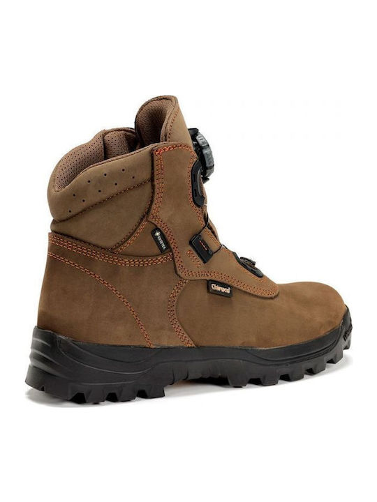 Chiruca Boxer Boa 01 GTX Men's Hiking Waterproof Boots with Gore-Tex Membrane Brown