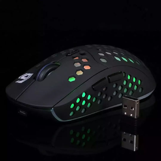 Gembird MUSG-RAGNAR-WRX500 Ασύρματο RGB Gaming Ποντίκι Μαύρο