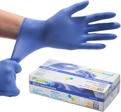 Nitrile Safety Gloves Blue