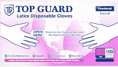 Guard Latex Safety Disposable Gloves