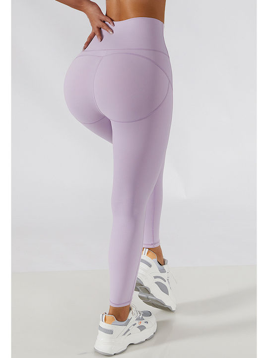 Pilar Training Women's Long High Waist Purple Leggings