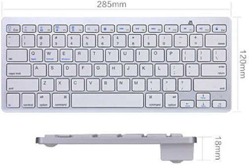 20650 Wireless Bluetooth Keyboard Only for Tablet English US White