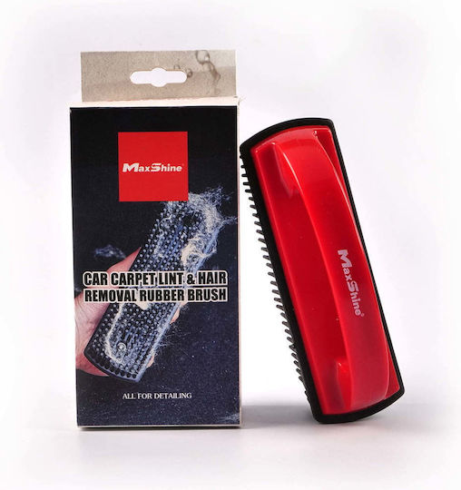 Maxshine Pet Hair Removal Brush for Car Upholstery - Leather Hair Removal with Rubber Bristles