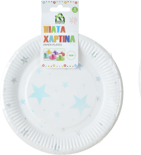 Tpster Πιάτο για Party 6τμχ