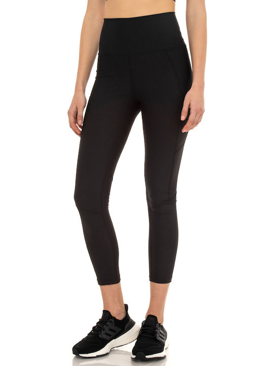 Schulung Frauen Gekürzt Leggings Schwarz
