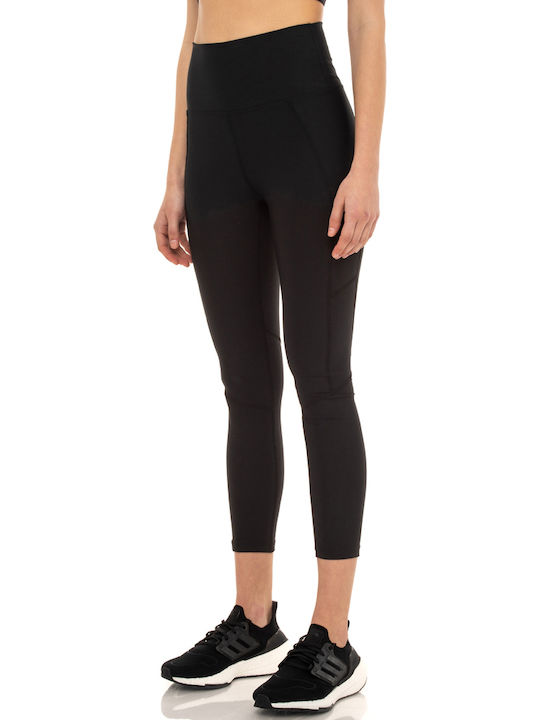 Schulung Frauen Gekürzt Leggings Schwarz