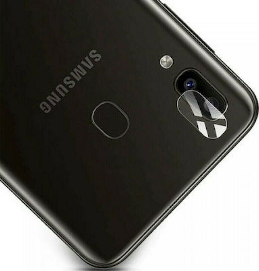 Camera Protection Tempered Glass Black for the Samsung A20E